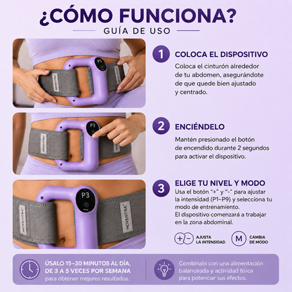 Cinturón de Drenaje Linfático y Masaje Abdominal